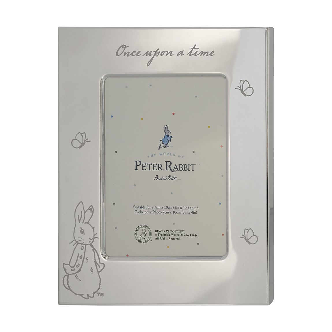 Peter Rabbit Silver Plated Photo Frame main product photo