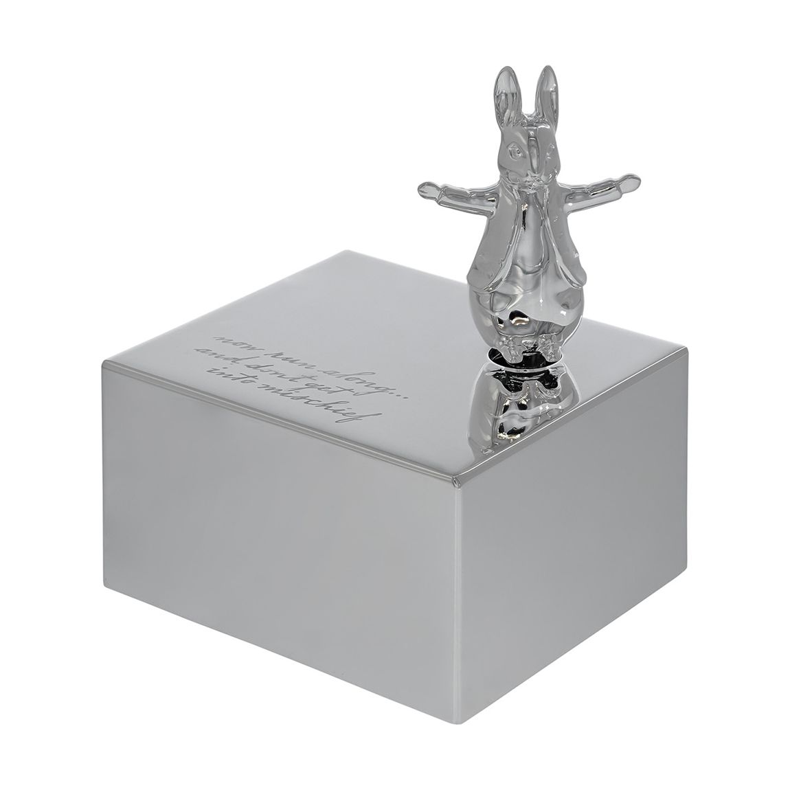 Peter Rabbit Silver Plated Musical Box main product photo