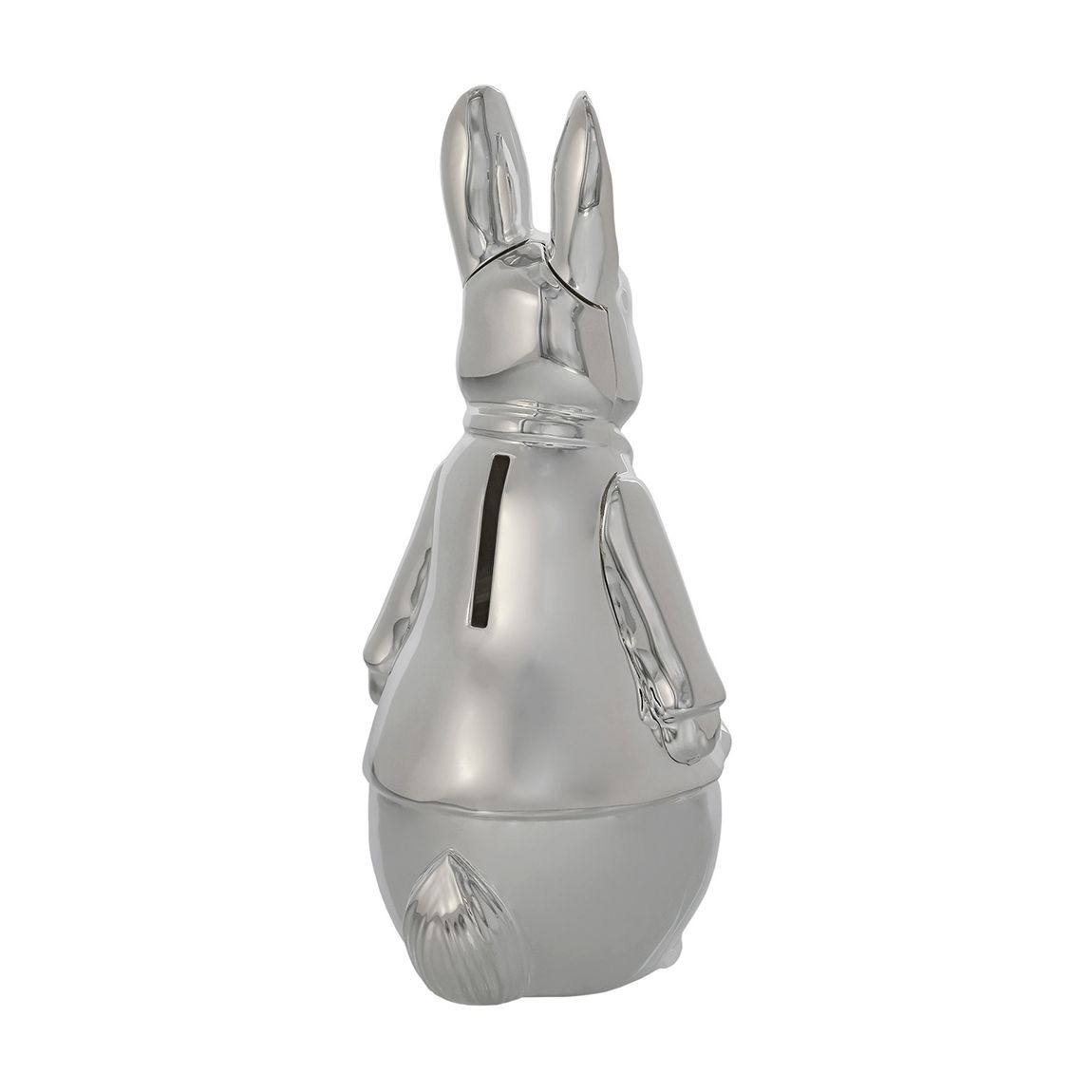 Peter Rabbit Silver Plated Sculpted Money Bank main product photo