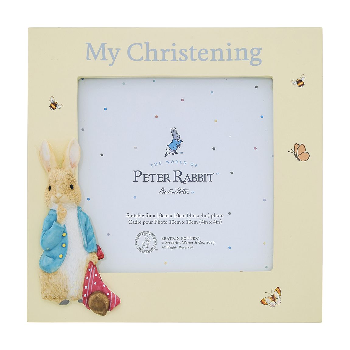 Peter Rabbit Christening Photo Frame main product photo