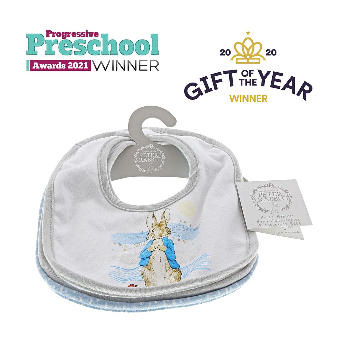 Peter Rabbit Bib (set of 3) main product photo