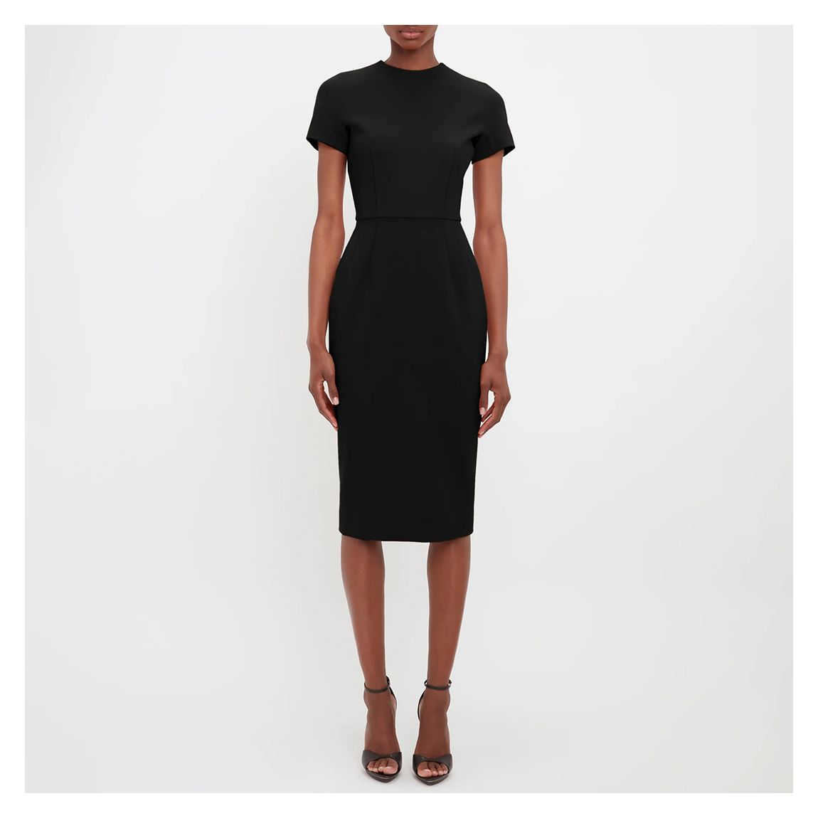Black T-Shirt Fitted Dress main product photo