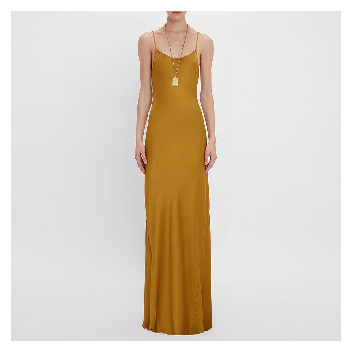 Flax Gold Low Back Gown main product photo