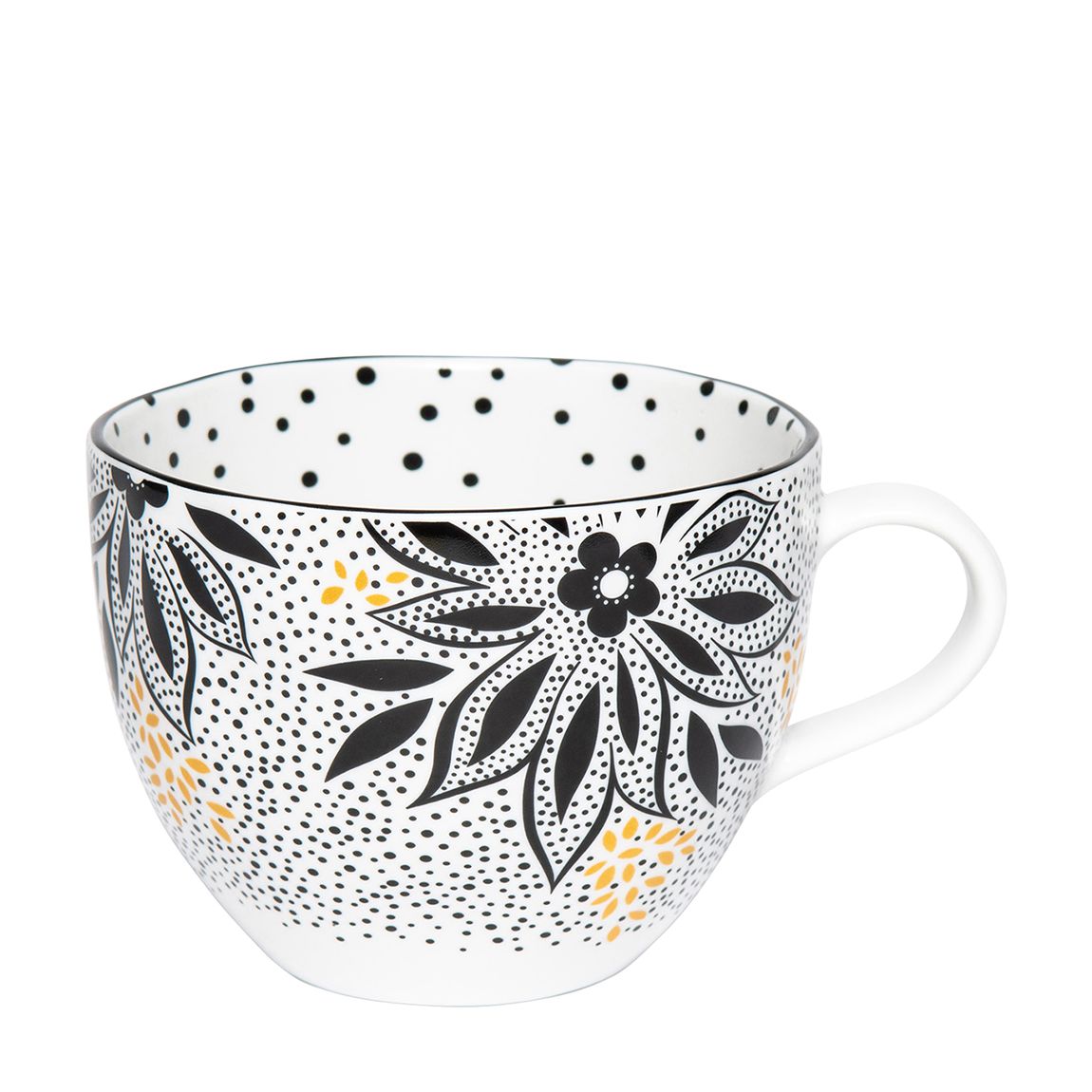 Artisanne Noir Lotus Mug main product photo