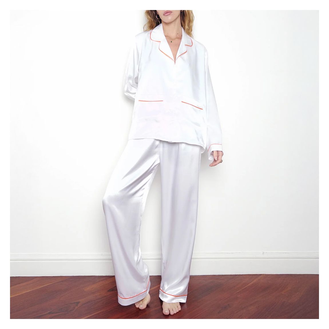White Silk Blend PJs main product photo