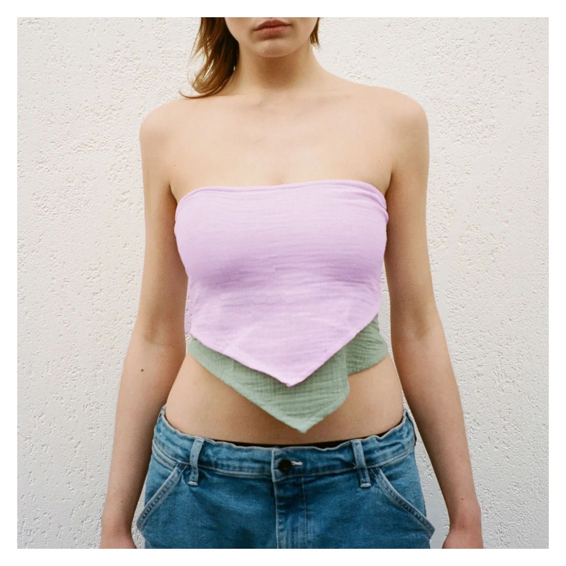 Lilac Double Bandeau Top main product photo