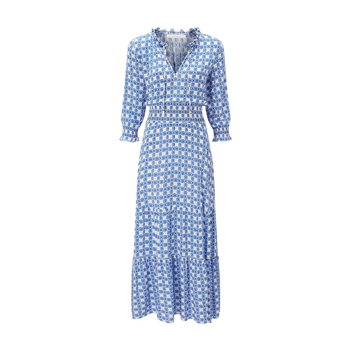 Mahoe Bay Smocked Waist Tiered Dress main product photo