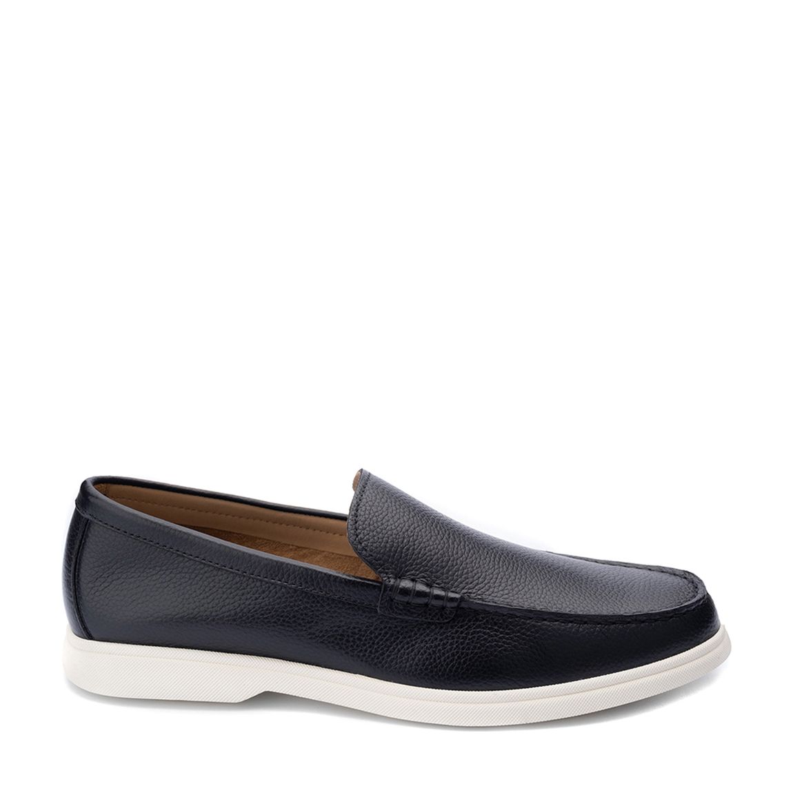 Navy Ethan Grain Loafer main product photo
