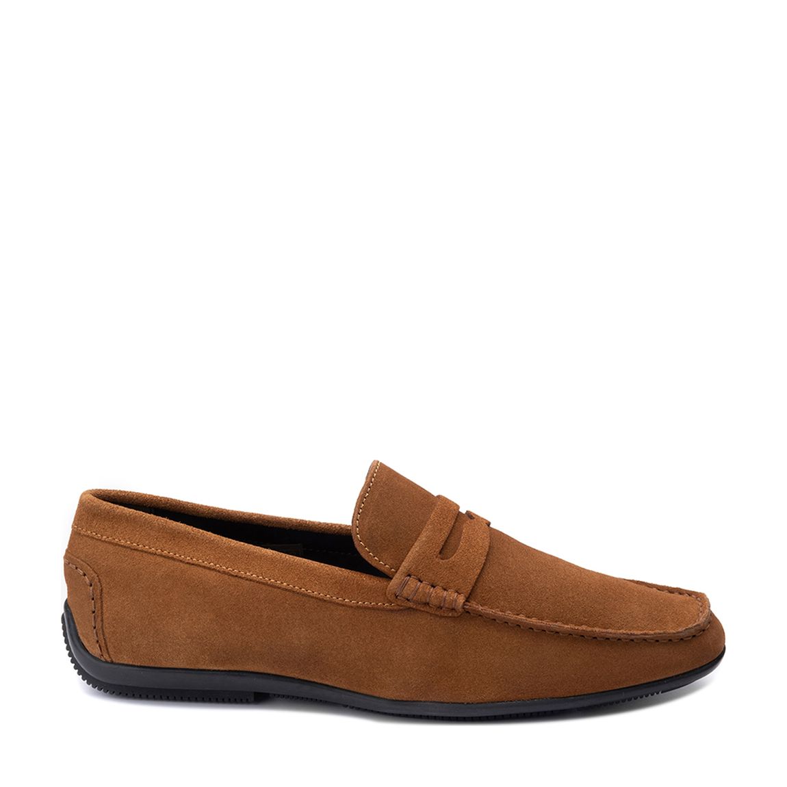 Cognac Mcqueen Suede Loafer main product photo