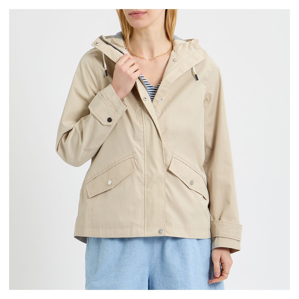 Special Price - Stone Waterproof Hooded Raincoat main product photo