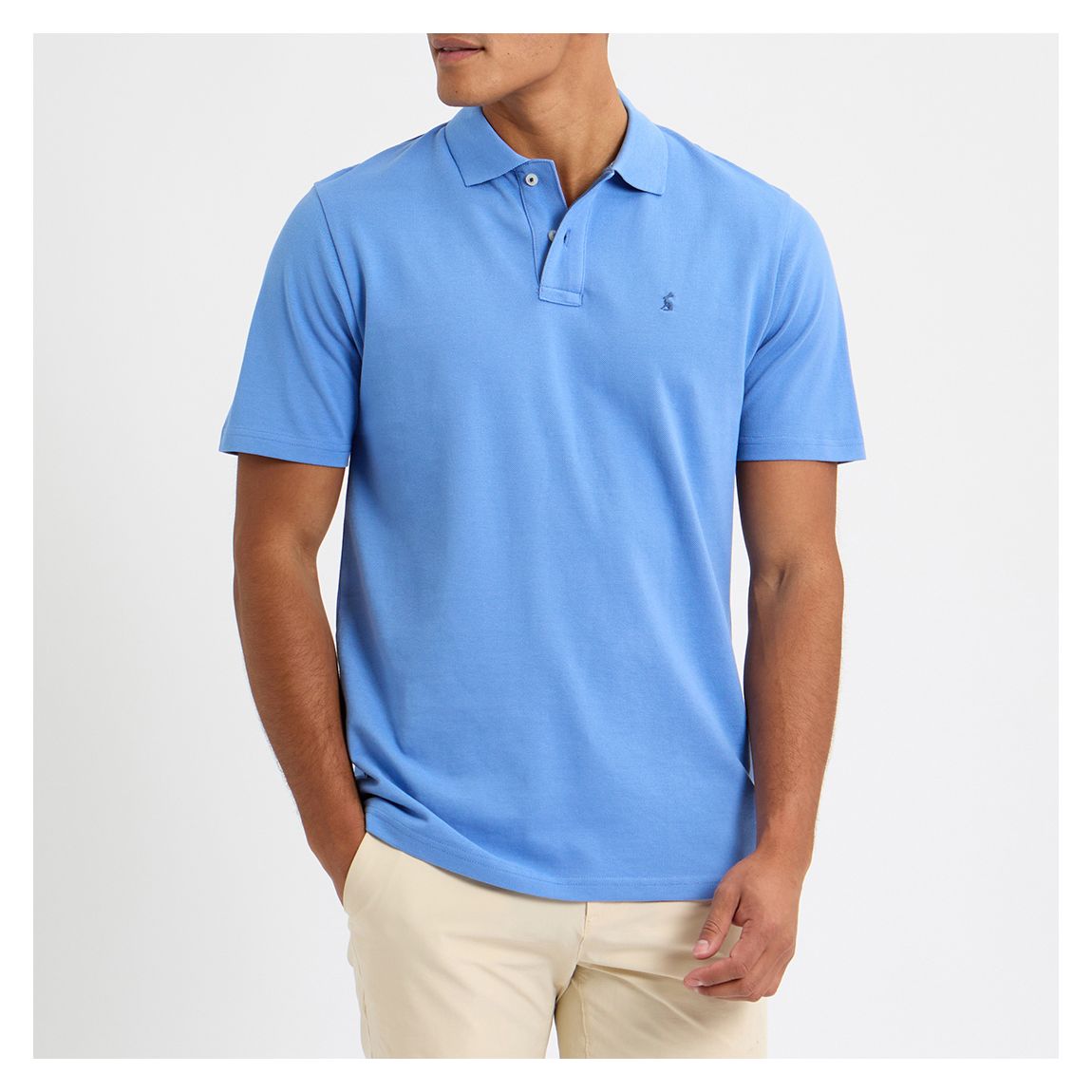 Special Price - Mid Blue Woody Polo Shirt main product photo