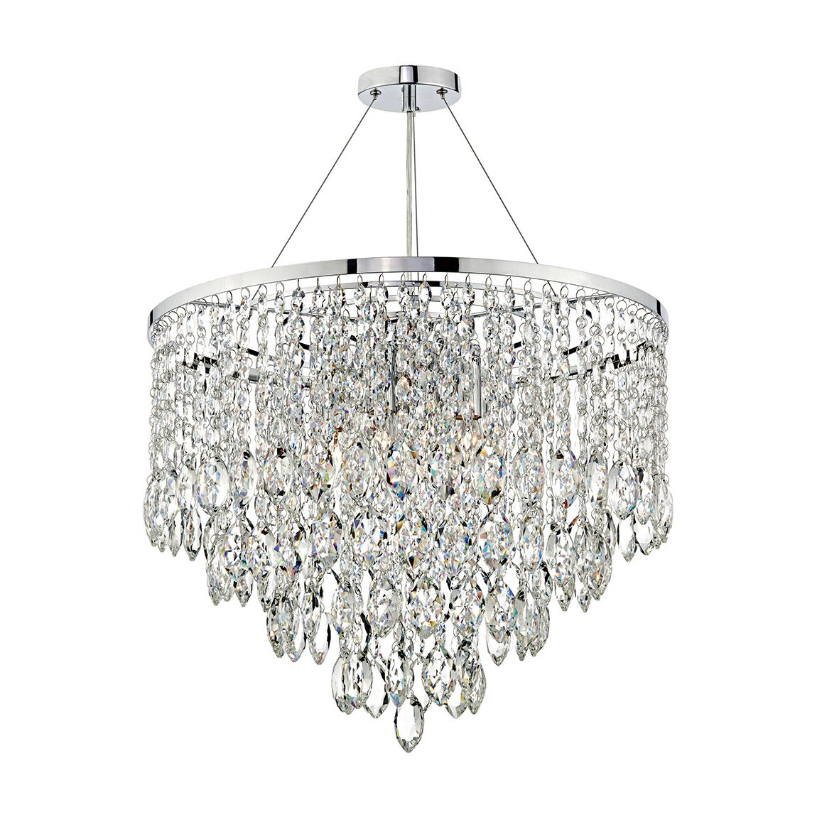 PESCARA 5LT ROUND PENDANT DECORATIVE CRYSTAL main product photo