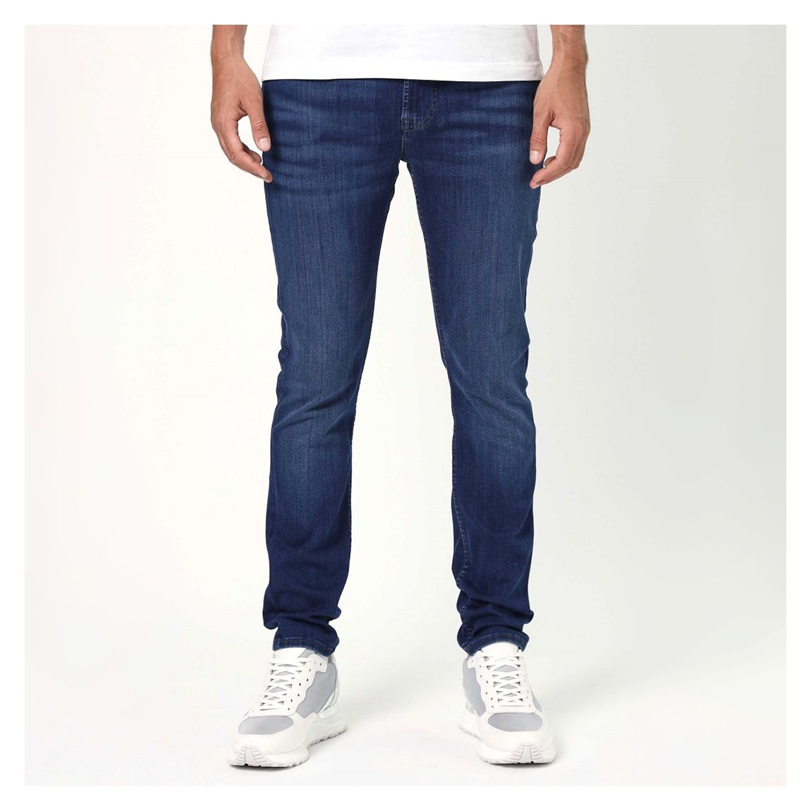 Dark Blue Slimmy Tapered Luxe Performance Jean main product photo