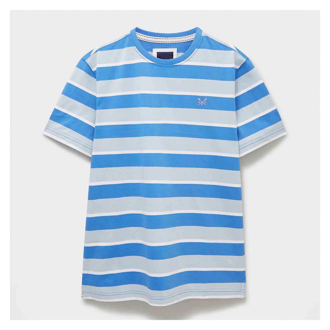 Mid/Light Blue Stripe Tee main product photo
