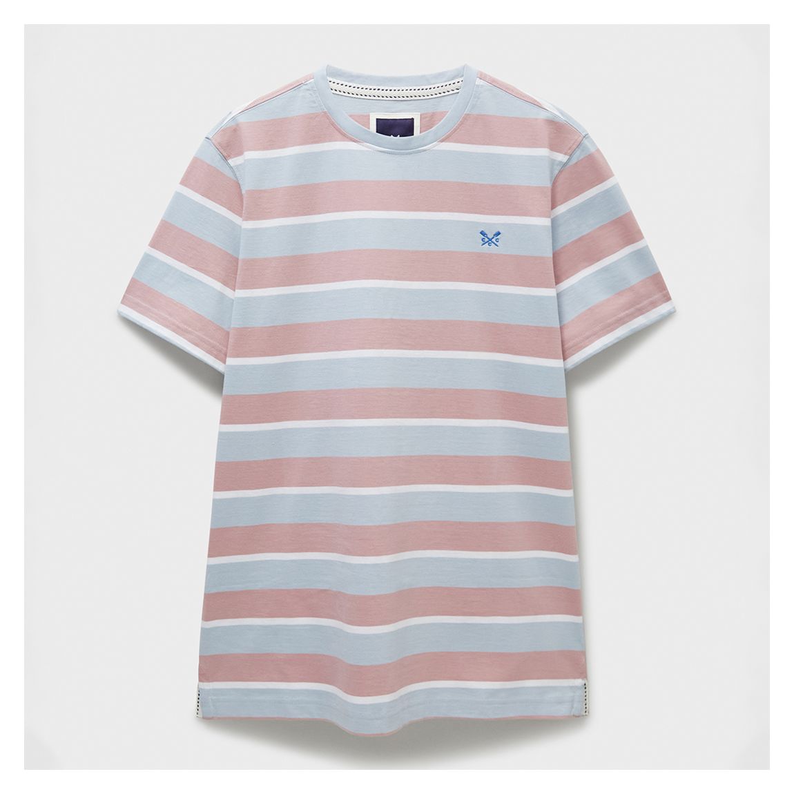 Pink/Light Blue Stripe Tee main product photo