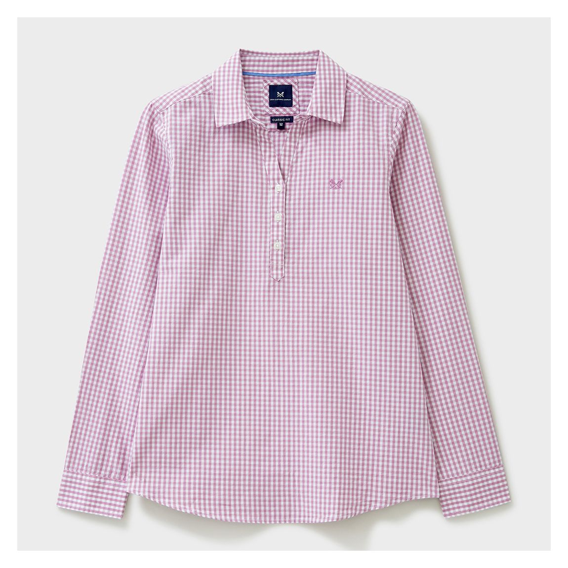 Y NECK GINGHAM main product photo