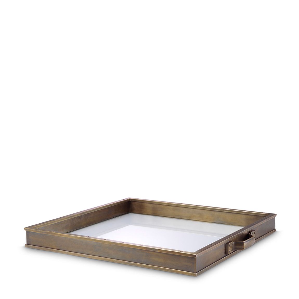 Tray Trouvaille L Vintage Brass Finish main product photo