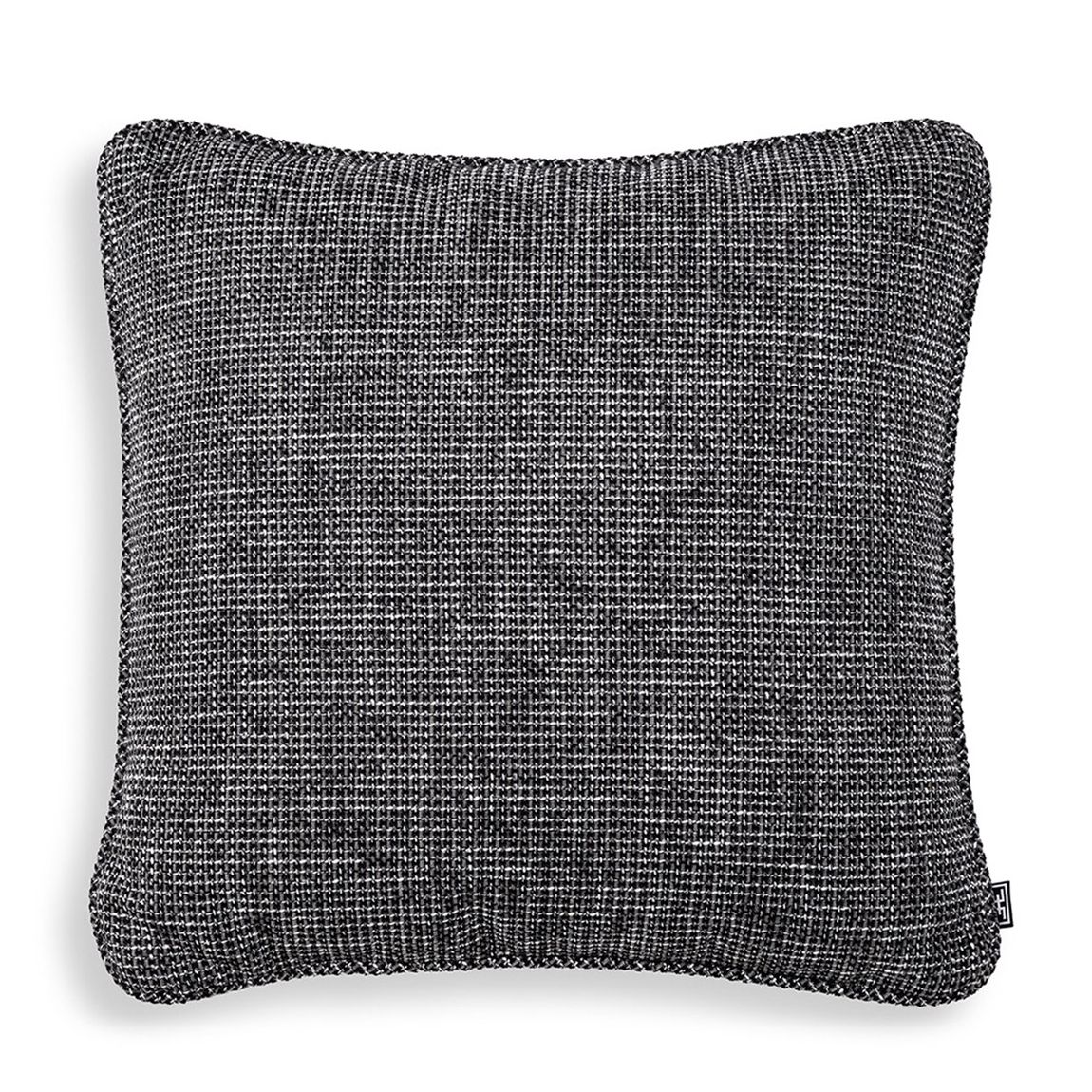 Small Square Rocat Cushion, Black main product photo
