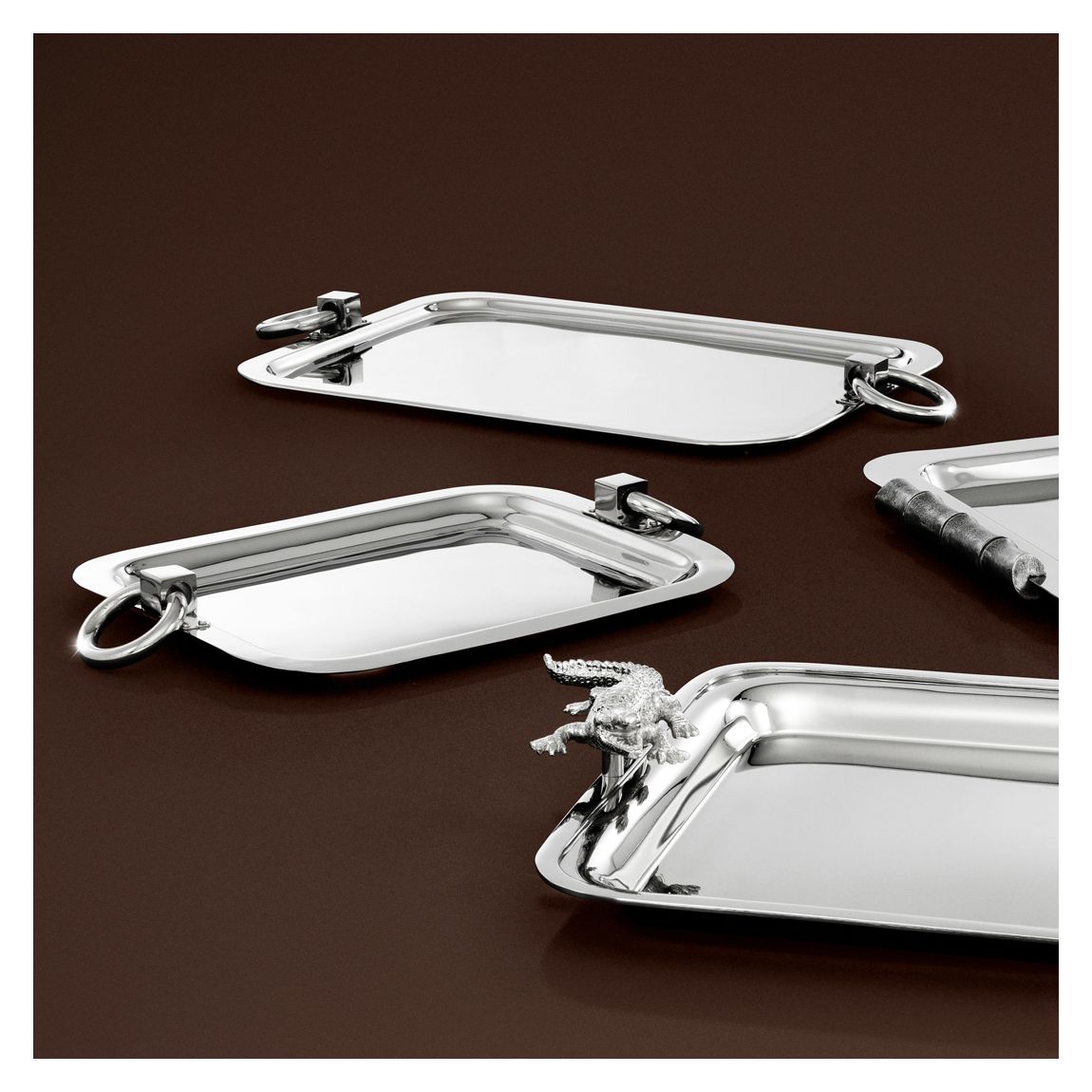 Tray Isabena Nickel Finish main product photo