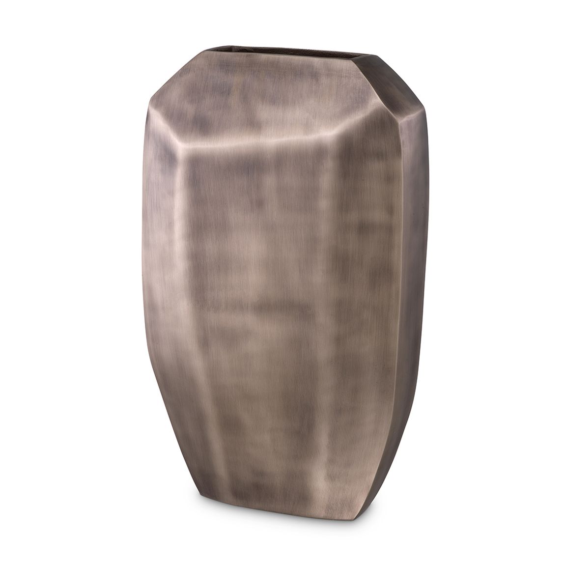 Vase Linos L Matte Nickel Finish main product photo