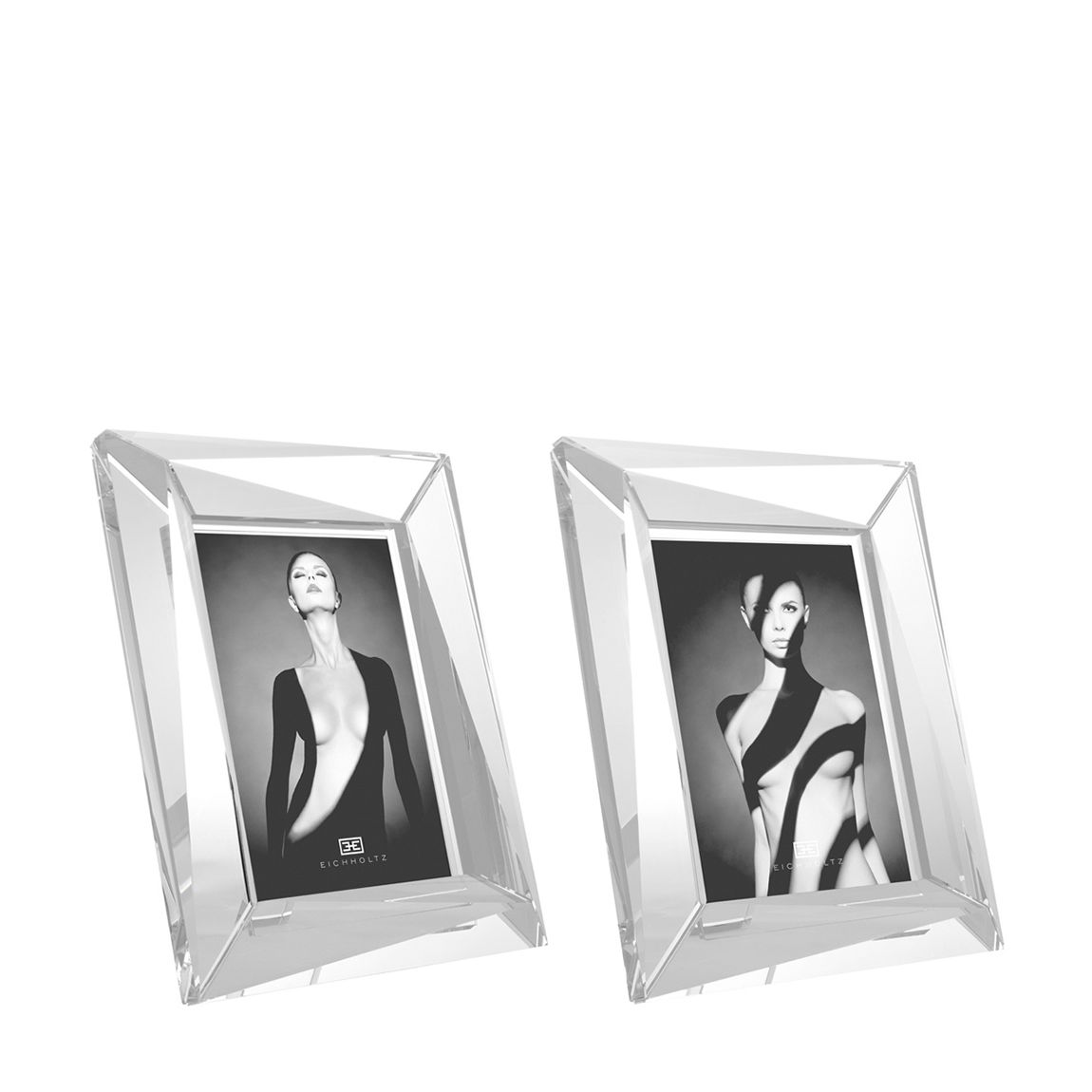 Picture Frame Obliquity L crystal glass set of 2 main product photo