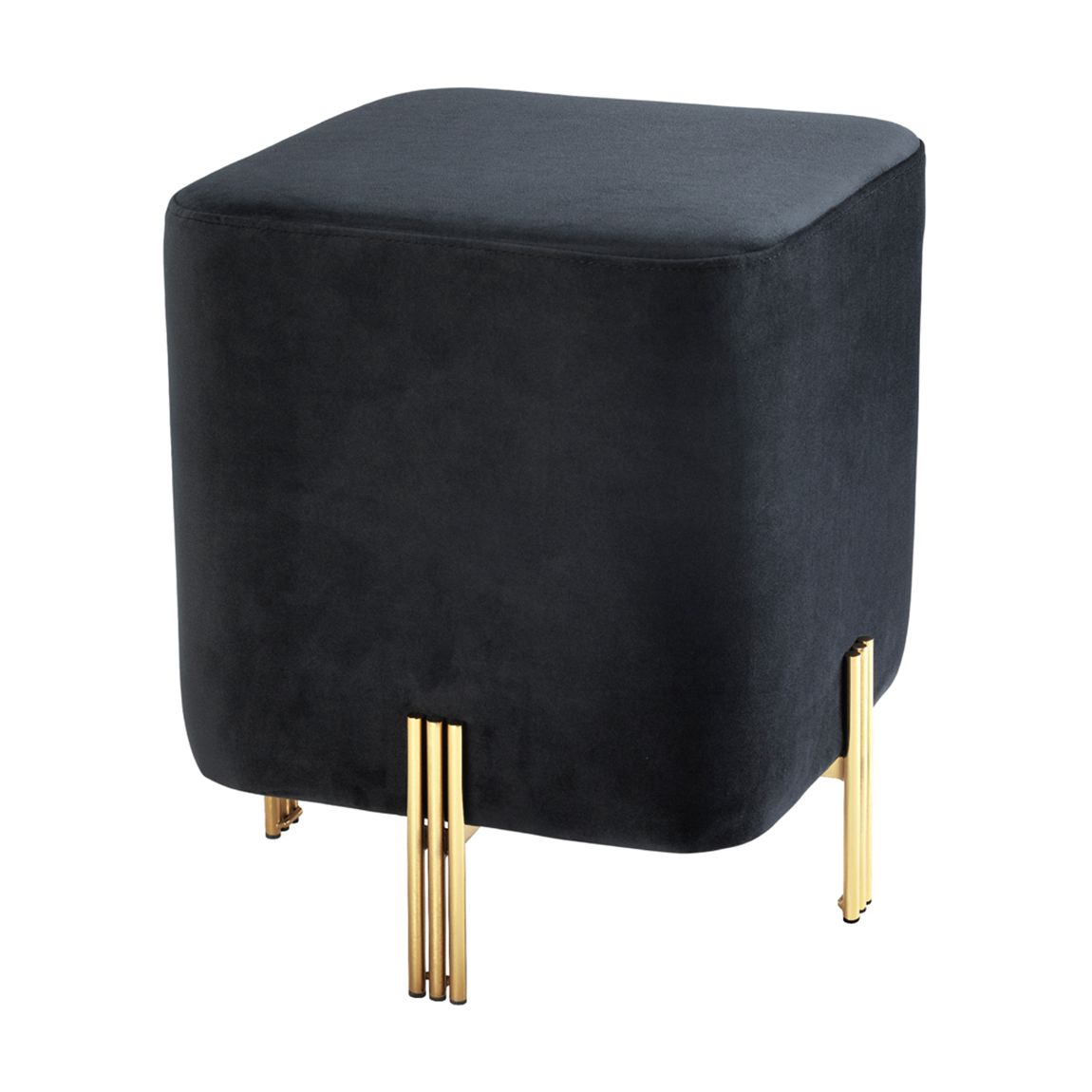 Stool Burnett Roche Black Velvet main product photo