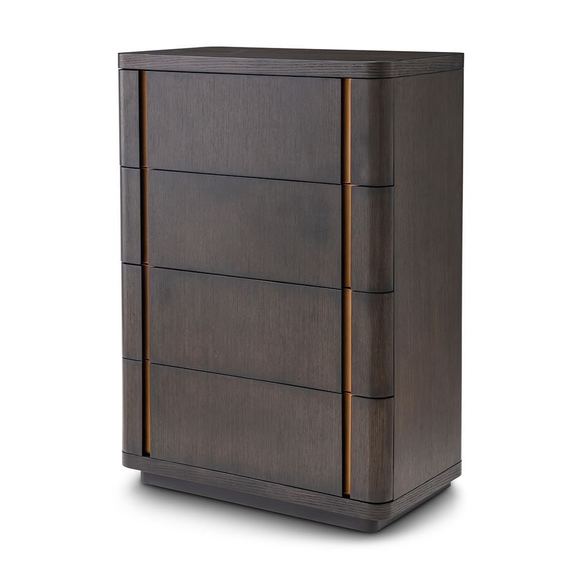 Drawer Dresser Modesto Tall mocha oak veneer main product photo