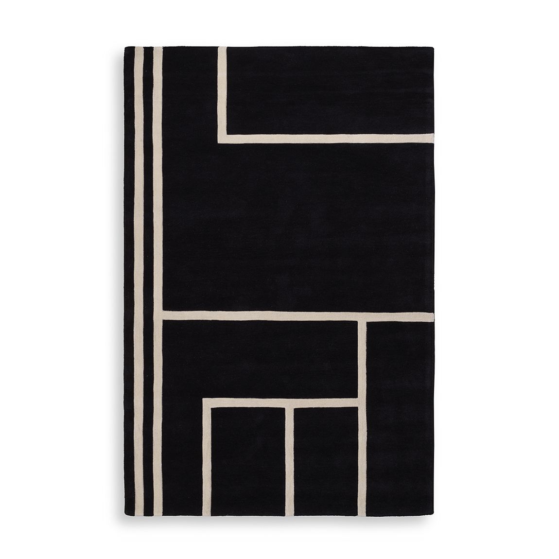 Omar Carpet Black &Amp; Off-White 300 X 400Cm main product photo