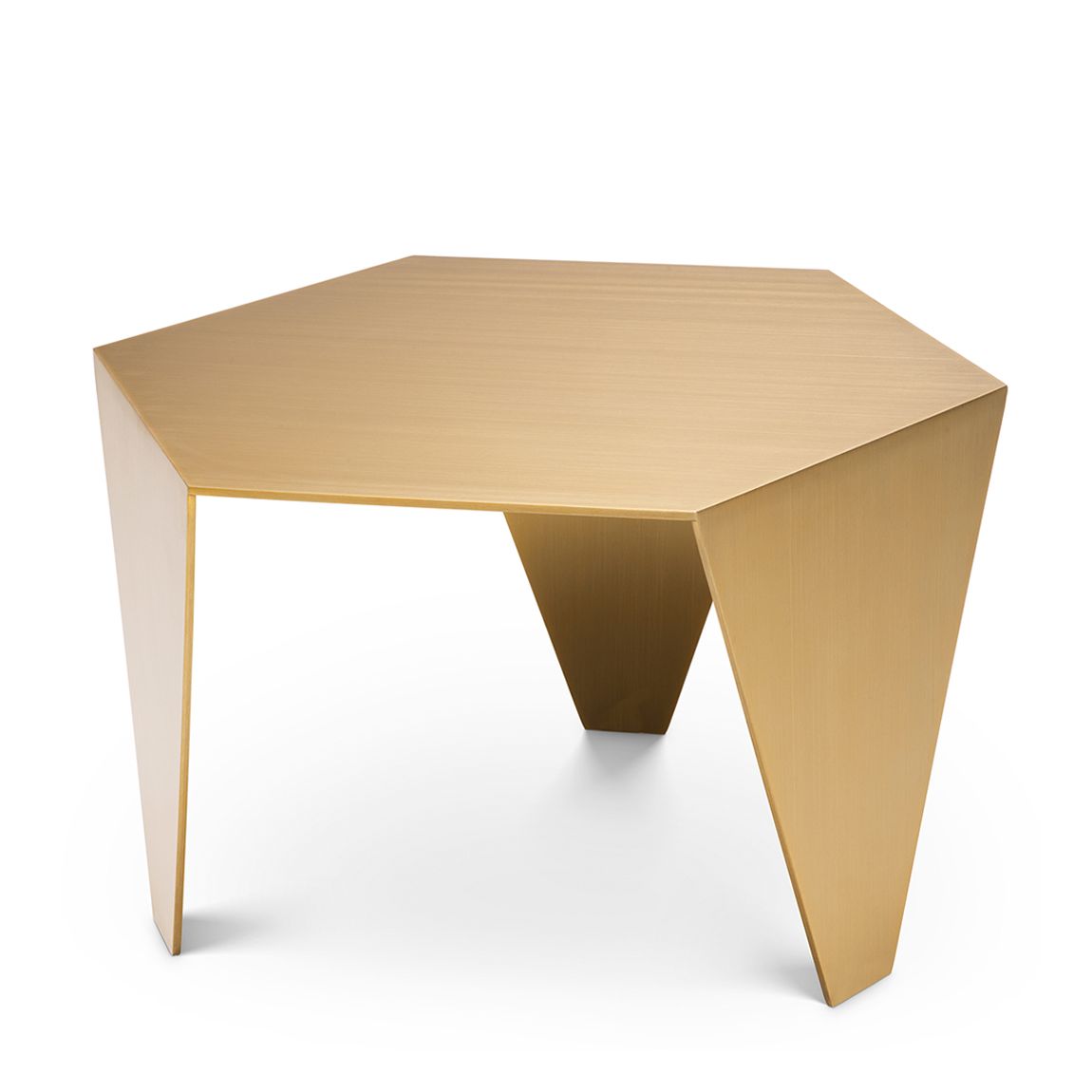 Side Table Metro Chic Brushed Brass Finish main product photo