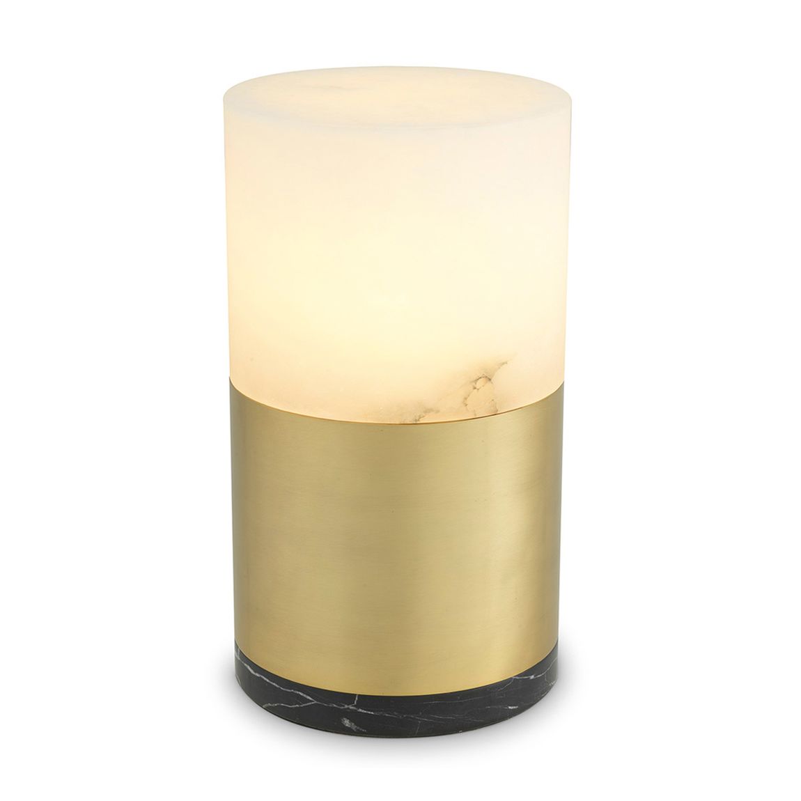Mclean Table Lamp, 20Cm, Alabaster &Amp; Antique Brass main product photo