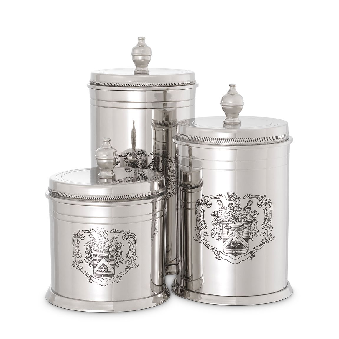 Box Gaston Nickel Finish Set Of 3 main product photo