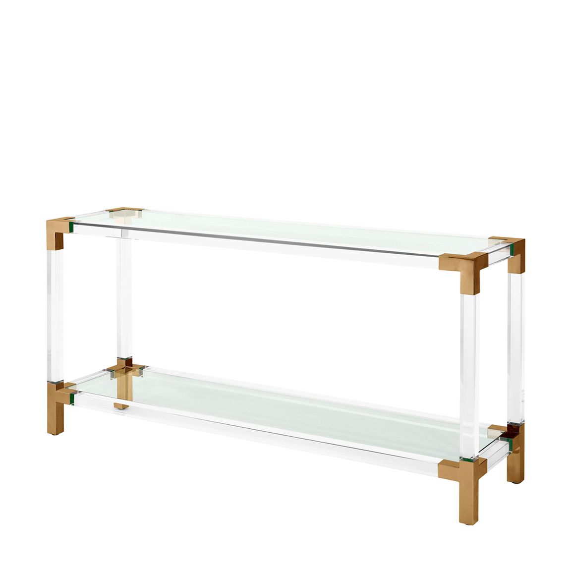 Console Table Royalton Brushed Brass Finish main product photo