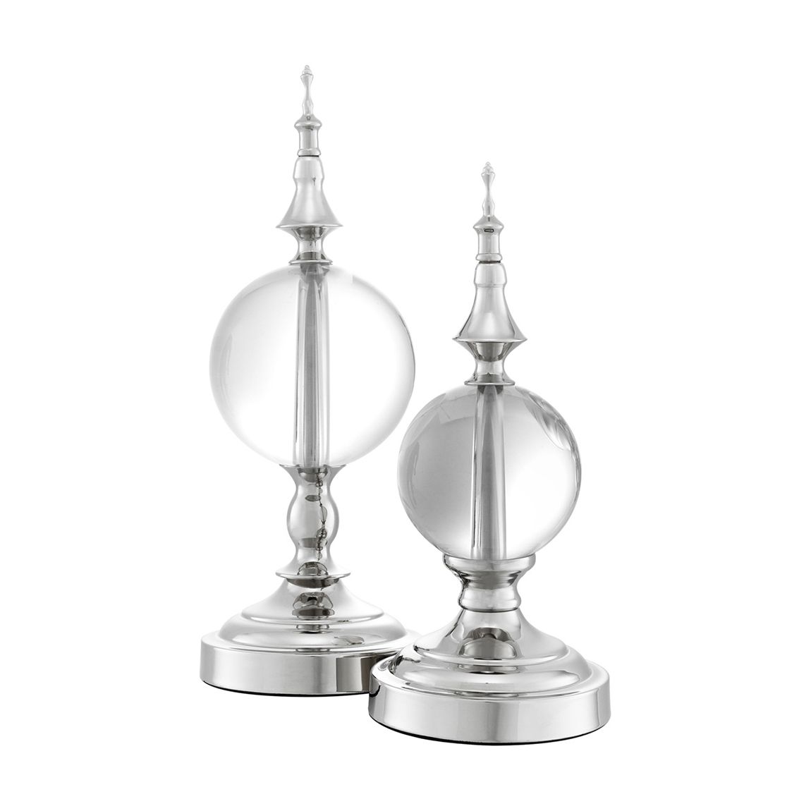 Object Zamora Nickel Finish Set Of 2 S & L main product photo