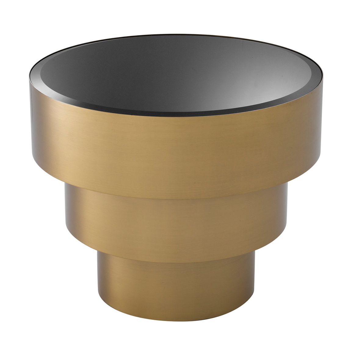 Side Table Sinclair Brushed Brass Finish main product photo