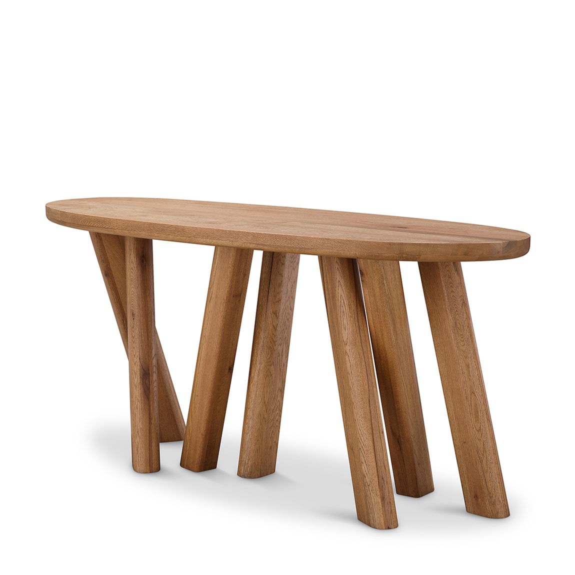 Console Table Bayshore Oak Wood main product photo