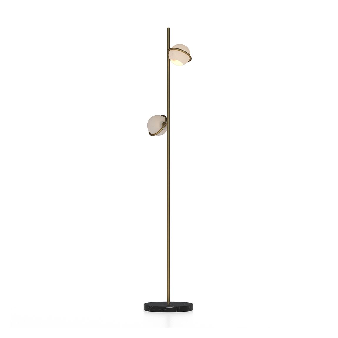 Floor Lamp Aprillia Antique Brass Finish main product photo