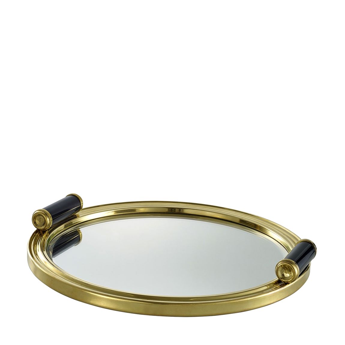 Tray Grimoldi polished brass main product photo