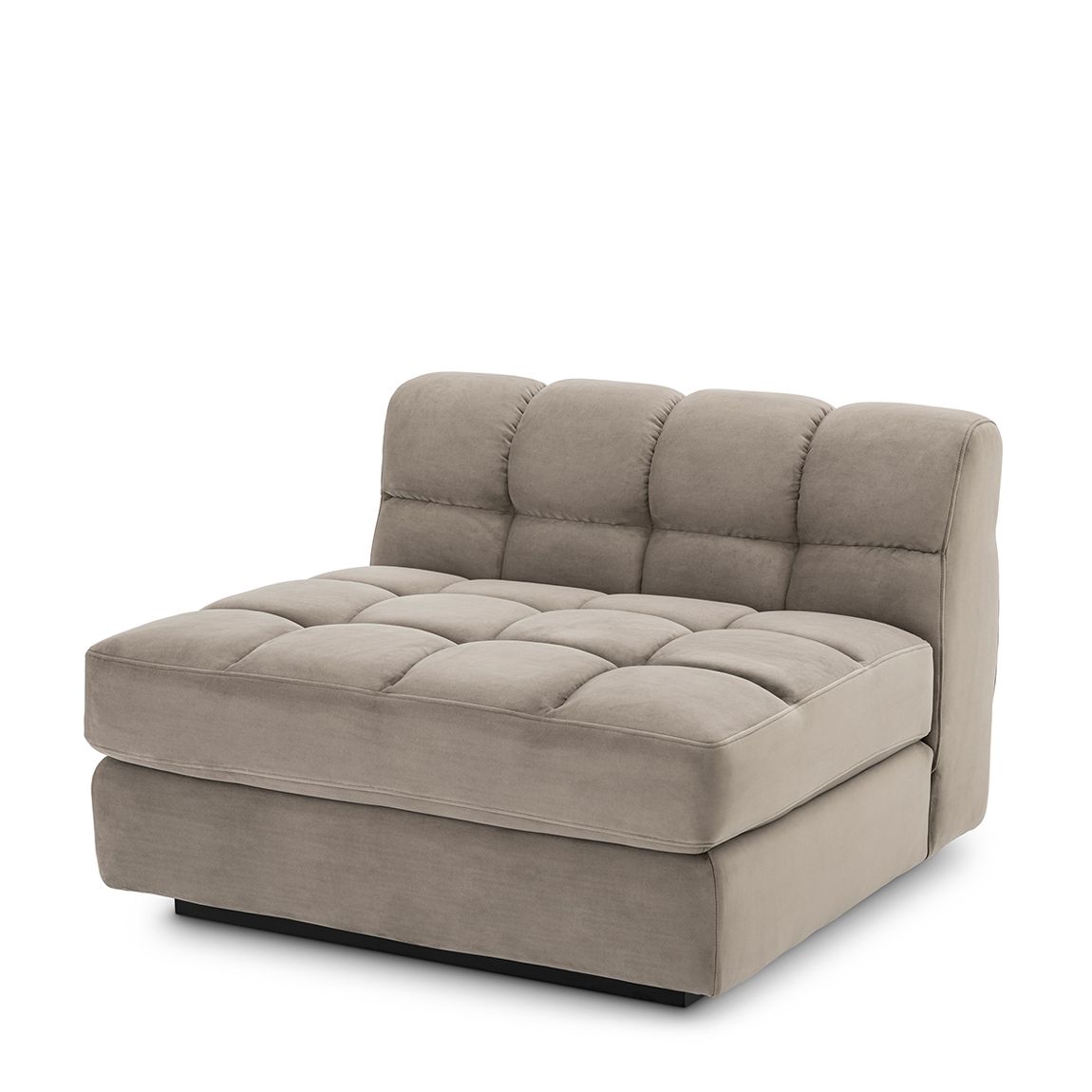 Modular Sofa Dean Savona Greige Velvet - Middle main product photo