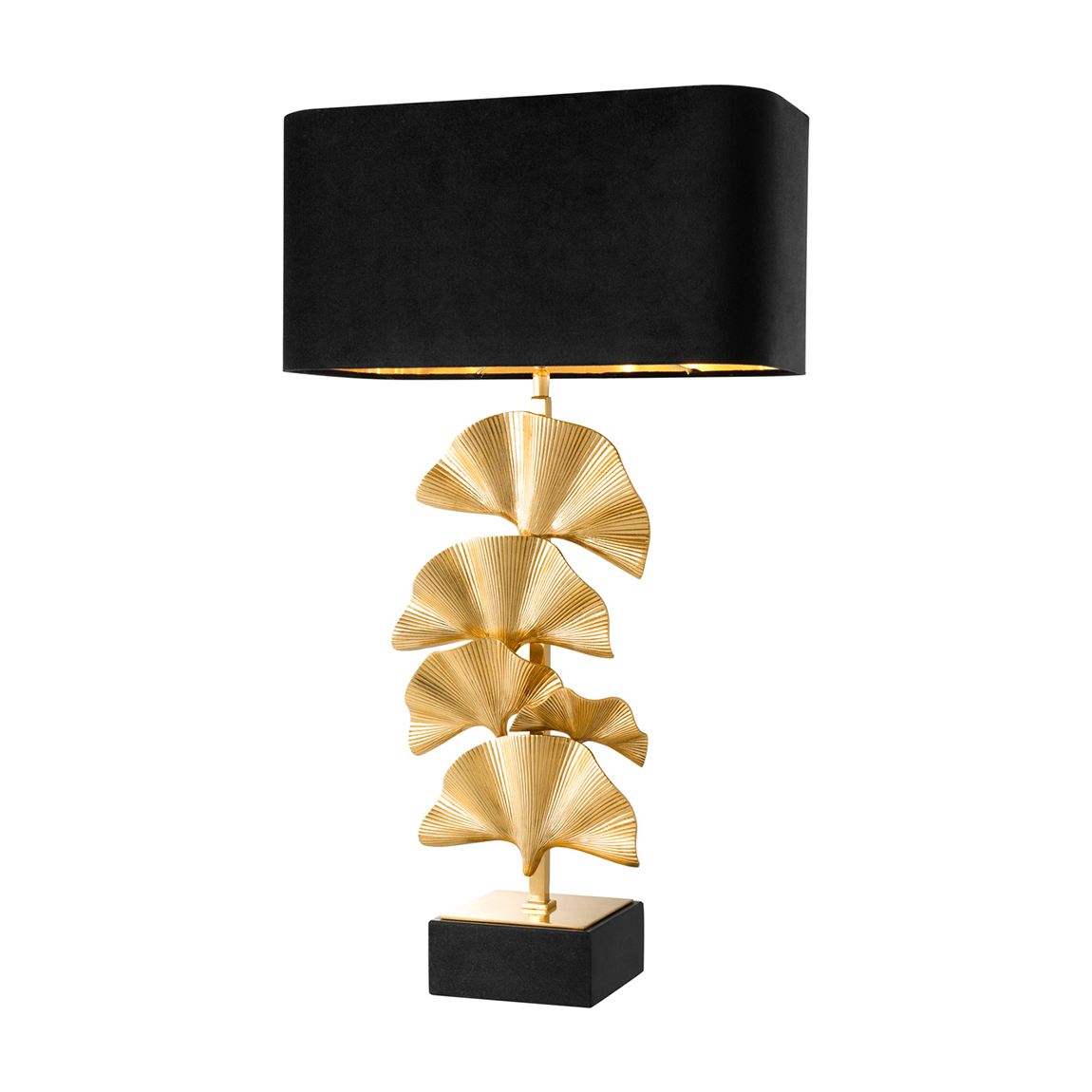 Table Lamp Olivier L Polished Brass Incl Shade main product photo