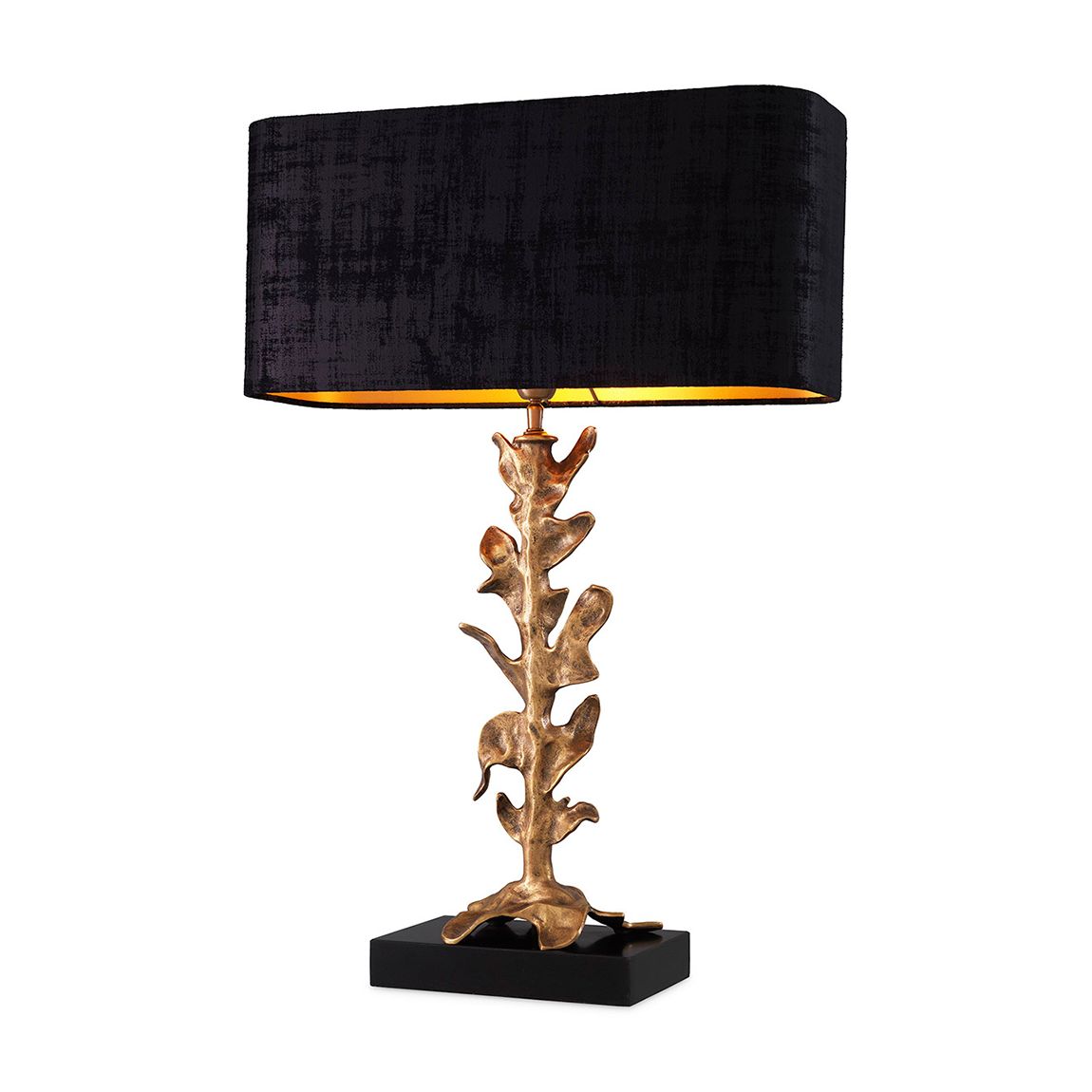 Table Lamp Scalo Vintage Brass Finish Incl Shade main product photo