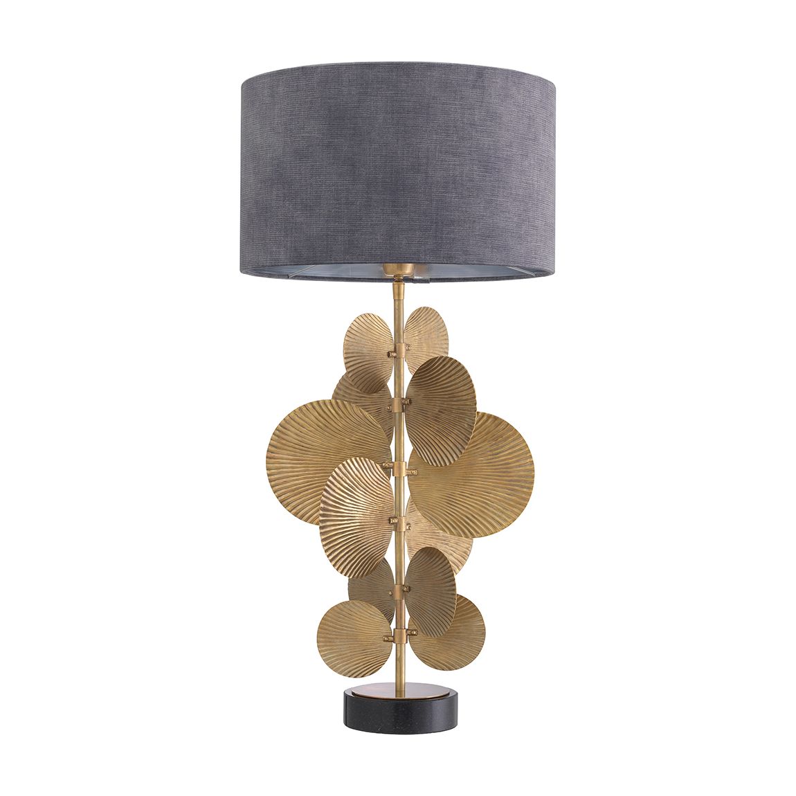 Table Lamp Mito Vintage Brass Finish Incl Shade main product photo