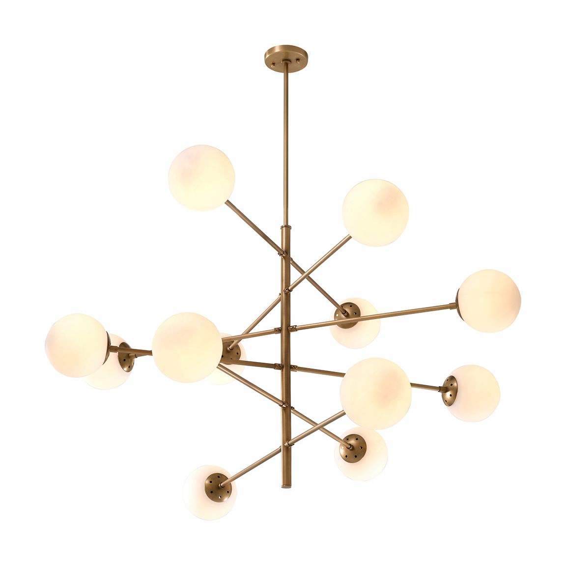 Chandelier Tortora Antique Brass Finish main product photo