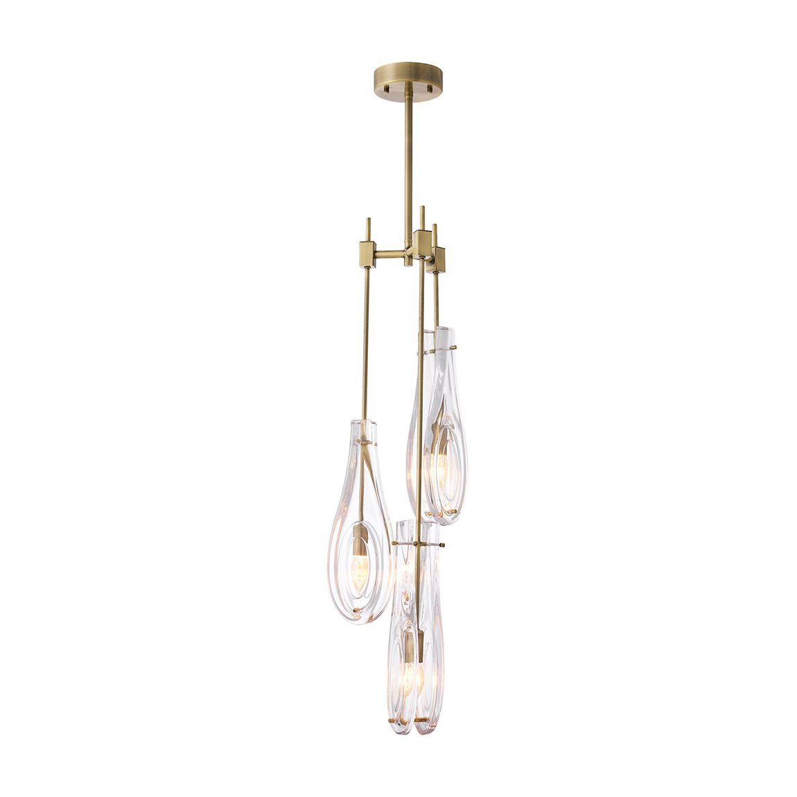 Chandelier Bellano S Light Brushed Brass Finish main product photo