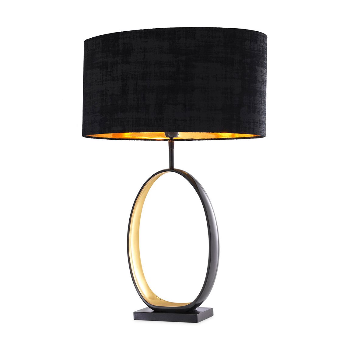 Table Lamp Saturnia Gunmetal Finish Incl Shade main product photo