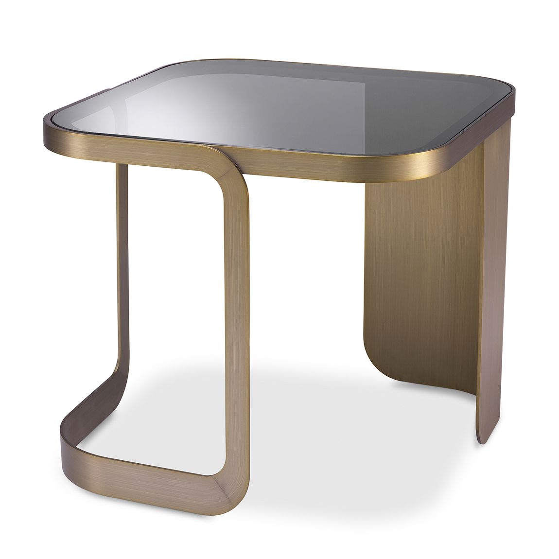Side Table Numa Brushed Brass Finish main product photo