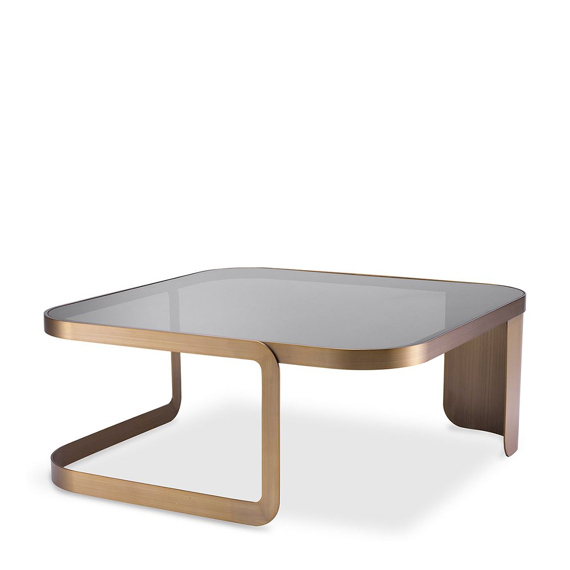 Coffee Table Numa Brushed Brass Finish main product photo