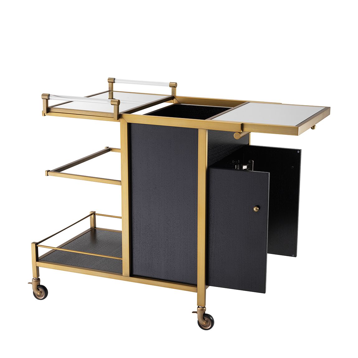 Trolley Eiffel Brushed Brass Finish main product photo