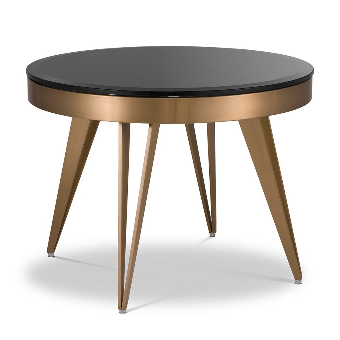 Side Table Rocco Brushed Brass Finish main product photo