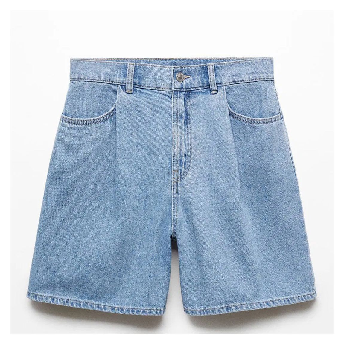 Slouchy Denim Shorts main product photo