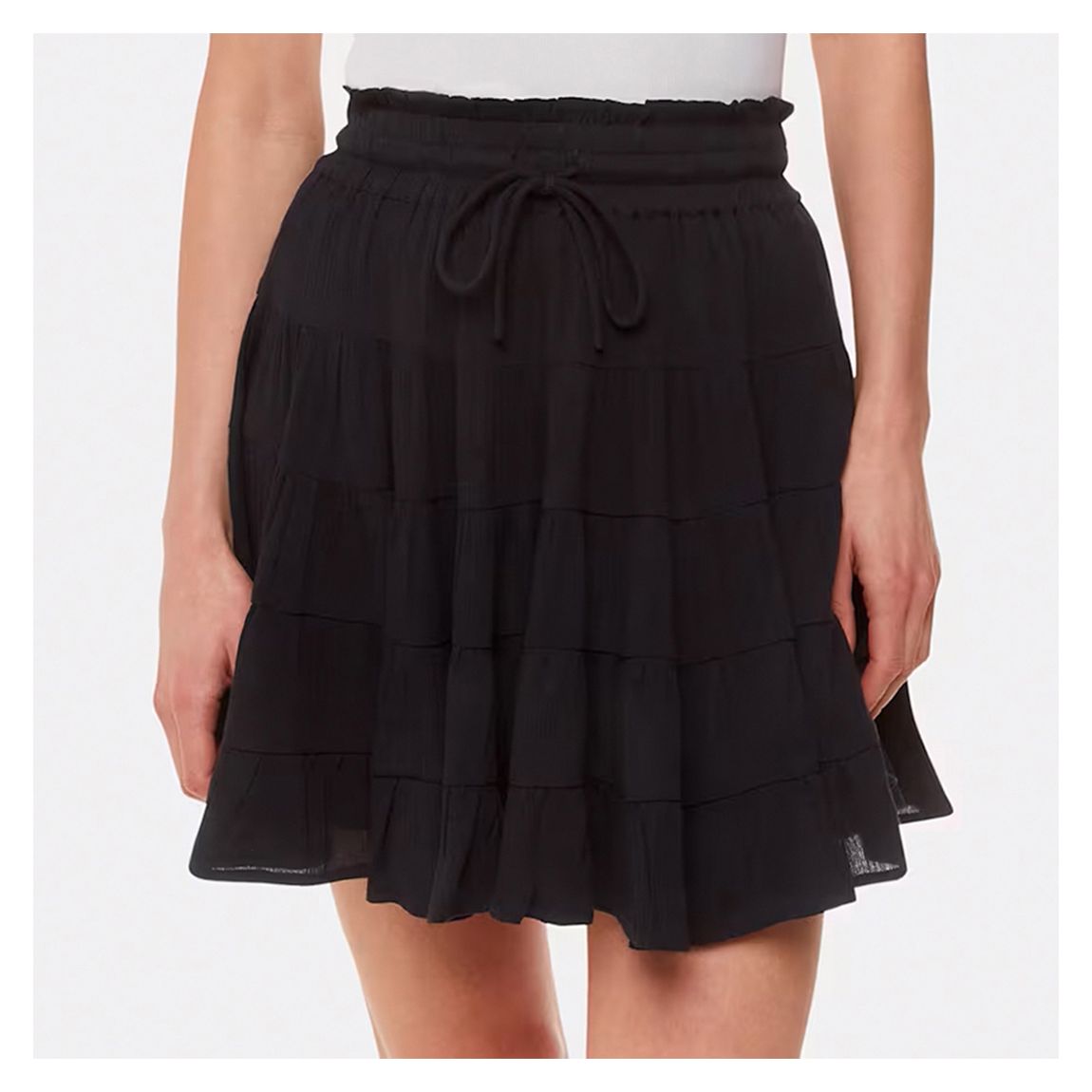 Black Violet Mini Skater Skirt main product photo